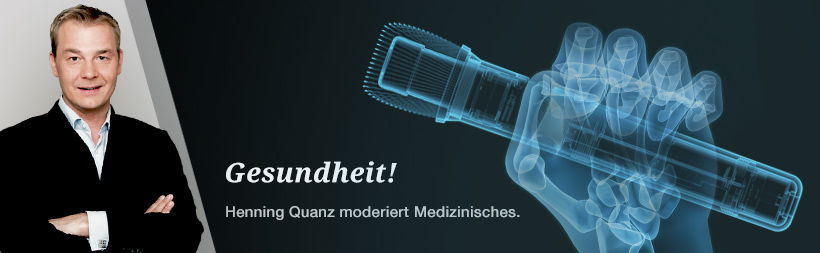 Gesundheit! Henning Quanz moderiert Medizinisches.